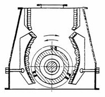 реверсивная роторная дробилка